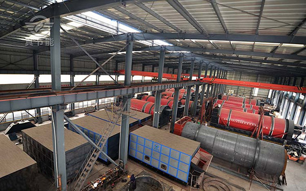 滾筒污泥烘干機(jī)車間 滾筒污泥烘干機(jī)車間